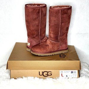 UGG Classic Tall Auburn 5815 Women's Winter Boots Sheepskin Suede